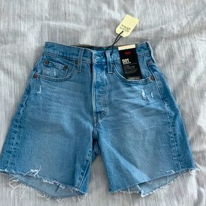 Levi 501 high rise shorts